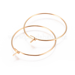 Orecchini a cerchio in acciaio inossidabile 304&nbsp;STAS-F227-54B-G