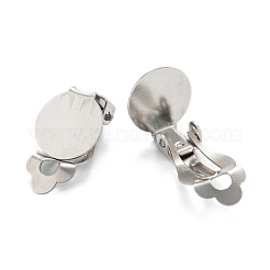 Orecchini a clip in acciaio inossidabile 304 anti-ossidazione&nbsp;STAS-G250-02P-A