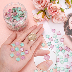 Cabochon in vetro glitterato&nbsp;GLAA-FH0001-01D