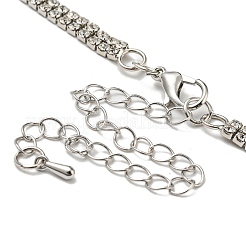 Kristall-Strass-Halsketten&nbsp;NJEW-L176-04P