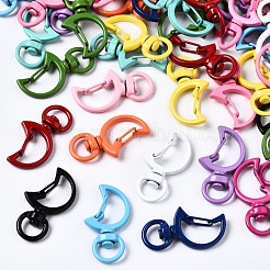 Drehbare Karabinerhaken aus spritzlackierter Legierung&nbsp;PALLOY-T080-13-NR