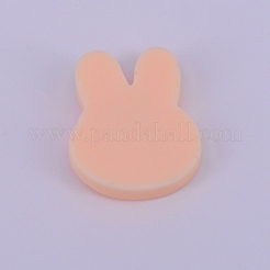 Undurchsichtiges mattiertes Harz Cabochon&nbsp;RESI-WH0009-12