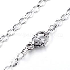 Colliers en acier inoxydable 304 résistant au ternissement&nbsp;NJEW-E080-15P