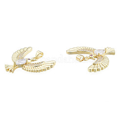 Pendentifs en laiton zircon cubique transparent&nbsp;ZIRC-N039-241