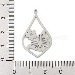 Pendentifs en acier inoxydable 304 anti-ternissement&nbsp;STAS-Z076-11P