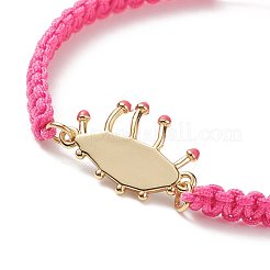 Bracciale a maglie in ottone da donna&nbsp;BJEW-JB09025
