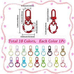 18 pendentif décoratif en alliage de zinc et émail&nbsp;HJEW-SC0002-07