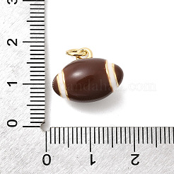 Sport-Anhänger aus Messing und Emaille&nbsp;KK-H529-31G