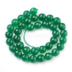 Chapelets de perles en jade de malaisie naturelle&nbsp;G-K288-10mm-11