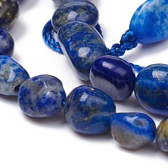 Natürlicher Lapislazuli Perlenstränge&nbsp;G-L493-40