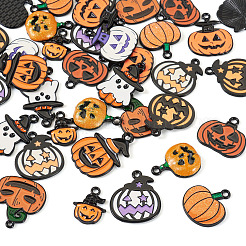 36pcs 12 Arten Halloween-Legierungs-Emaille-Anhänger&nbsp;ENAM-TA0003-51
