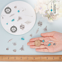 DIY-Set zur Herstellung von Ohrringen mit Dreifaltigkeitsknoten&nbsp;DIY-SC0020-09