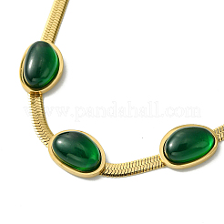 Bracelets à chaîne à chevrons en acier inoxydable 304 avec placage ionique (IP)&nbsp;BJEW-R316-01G