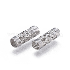 Anlaufgeschützte 304 Edelstahl-Röhrenperlen&nbsp;X-STAS-P236-17P
