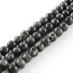 Labradorite naturale fili di perline rotondo, 8mm, Foro: 1 mm, circa 48pcs/filo, 14.9 pollice