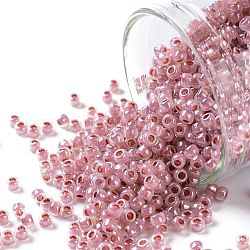 TOHO Round Seed Beads, Japanese Seed Beads, (907) Ceylon Petunia, 11/0, 2.2mm, Hole: 0.8mm, about 1110pcs/10g
