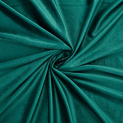 Tessuto da rivestimento in velluto verde scuro benecreat da 1 metro, Materiale per tende per cuscini per coprisedia in spandex largo 1.45 m per cucito fai da te, abbigliamento
