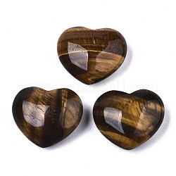 Натуральный тигровый глаз сердце любовь камень, карманный пальмовый камень для балансировки рейки, 20x23x10 мм
