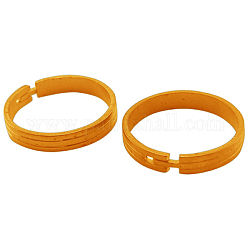 Brass Ring Components, for Vintage Rings Making, Lead Free and Cadmium Free, Golden Color, Size: about 3.5mm wide, 17.5mm inner diameter