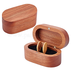 Wooden Box, Flip Magnetic Cover, BurlyWood, 8.4x4.4x4cm