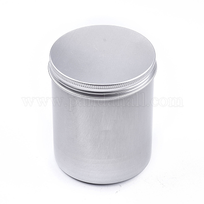 Wholesale PandaHall 6 Pack 300ml Large Metal Storage Tin Jars with Screw  Lid Metal Round Tins Containers Travel Tin Cans for Candles Arts Crafts 