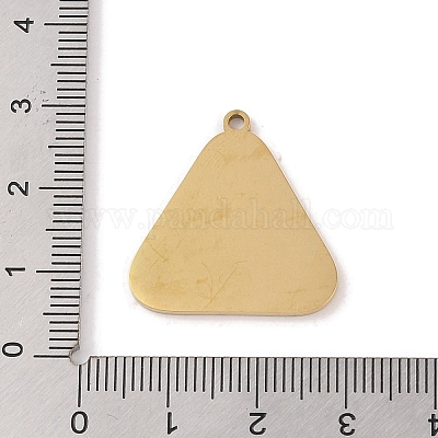 201 pendentifs en acier inoxydable&nbsp;STAS-C095-04G-1