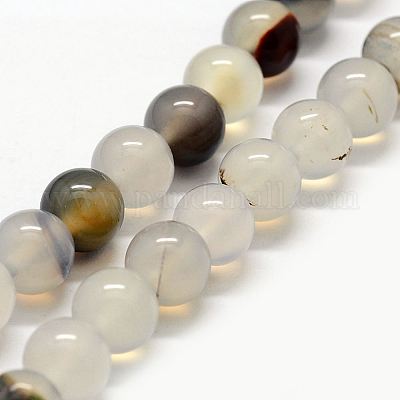 Wholesale Natural Dendritic Agate Beads Strands 