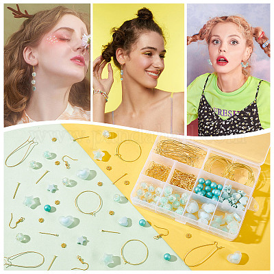 Shop PandaHall 222pcs DIY Earring Making Kit for Jewelry Making - PandaHall  Selected