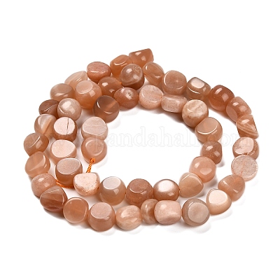 Natürliche sunstone Perlen Stränge&nbsp;G-P568-C19-01-1