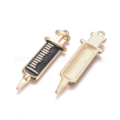 Pendente smaltati in lega&nbsp;PALLOY-WH0066-A-14B-1