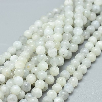 Wholesale Natural White Moonstone Beads Strands 
