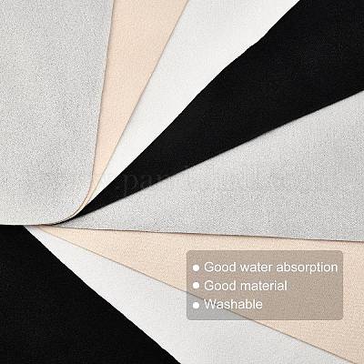 GORGECRAFT 20 Panni In Pelle Scamosciata Sintetica – 148x175 Mm, Neri, Assorbenti E Ad Asciugatura Rapida Per Auto, Vetri E Strumenti