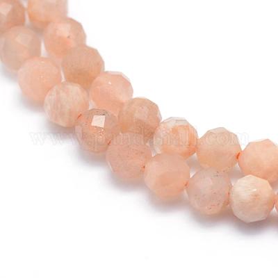 Natürliche sunstone Perlen Stränge&nbsp;G-E411-13B-3mm-1