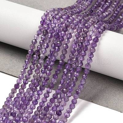 Natürlichen Amethyst Perlen Stränge&nbsp;G-K373-B03-03-1