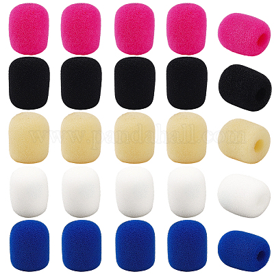 30 pz. 5 colori spugna per microfono&nbsp;AJEW-CN0004-90A-1