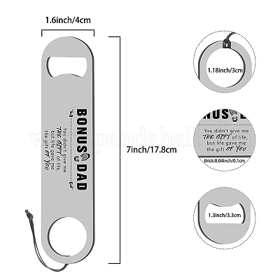 Apribottiglia economico inox