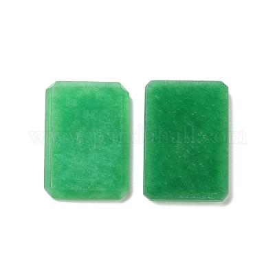 Cabochons de jade blanc naturel teints et chauffés&nbsp;G-G864-04-1