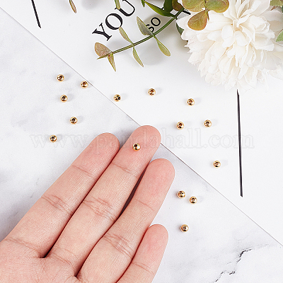 Shop UNICRAFTALE About 100pcs 1mm Small Rondelle Metal Beads Golden Spacer  Beads 4mm Diameter Stainless Steel Bead Loose Beads Metal Spacers for  Jewelry Making Findings DIY for Jewelry Making - PandaHall Selected
