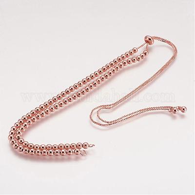 5 Bead Chain Rose Gold