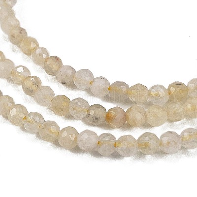 Brins de perles de citrine naturelle chauffées&nbsp;X-G-H002-A01-01-1