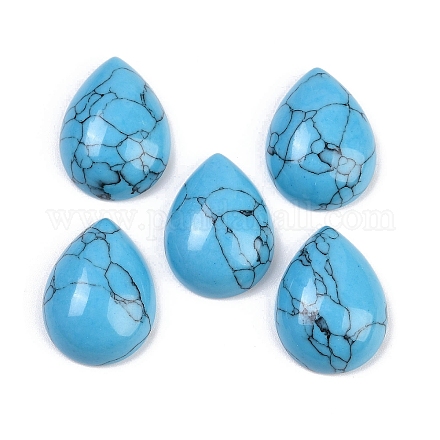 Gefärbten Synthese Türkiscabochons G-H094-01A-20-1
