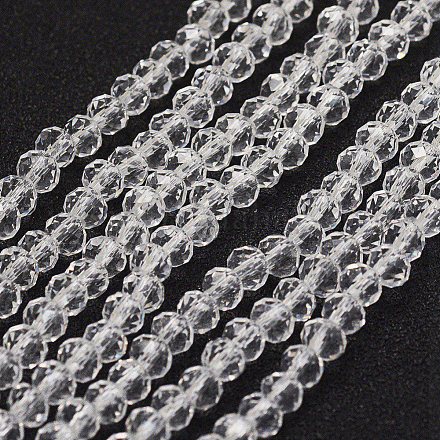 Chapelets de perles en verre GLAA-P312-02-6x8mm-17-1