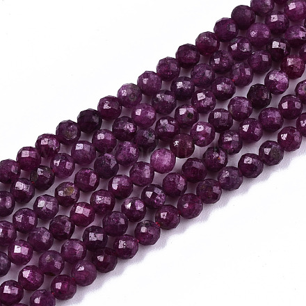 Natural Ruby Beads Strands G-S362-077-1