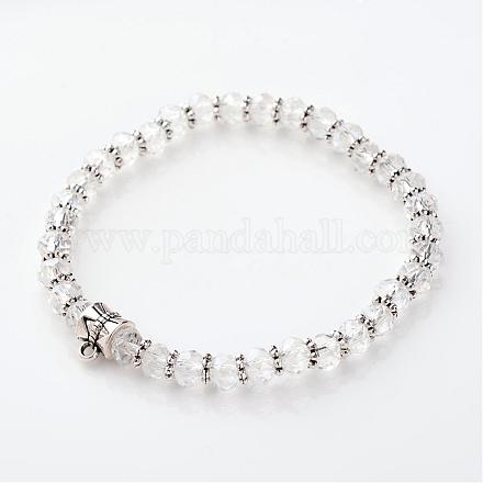 Glass Beaded Bracelet Making BJEW-JB02416-01-1