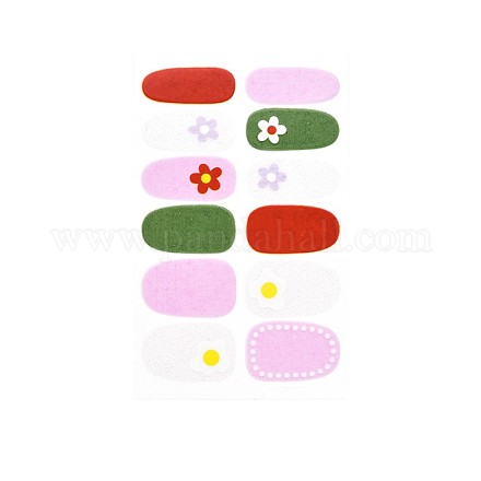 Цветочная серия наклейки для ногтей с полным покрытием MRMJ-T109-WSZ504-1