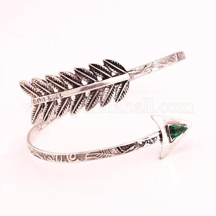Rétro anneaux de fer bracelets Armlet bras AJEW-P033-13A-1