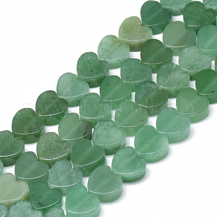 Fili di perle avventurina verde naturale G-T074-13-1