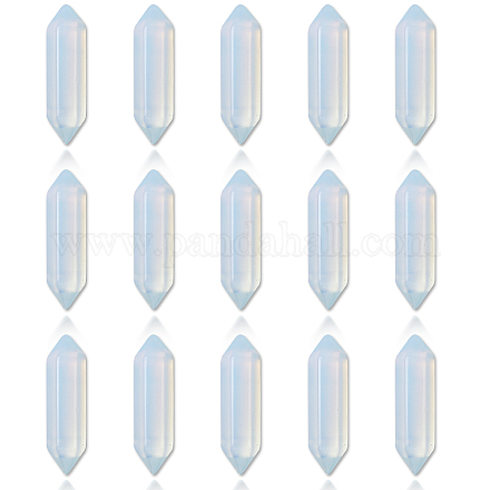 Chgcraft 15 pcs ensembles de pierres de cristaux de guérison opale pierres de cristaux de guérison en vrac polies véritables baguettes de cristaux d'opale ensemble pour l'équilibrage de l'énergie thérapie de méditation des chakras G-CA0001-57-1