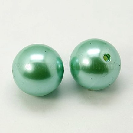 Perline acrilico tonde per gioielli diy e bracciali X-PACR-24D-36-1