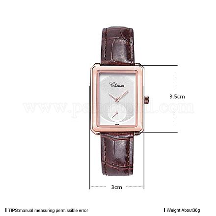 女性用レザー腕時計  合金の腕時計の部品と  ホワイト  ローズゴールド  230x10~19mm WACH-BB25452-2-1